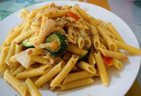 penne alla casereccia o pasta veloce primi piatti