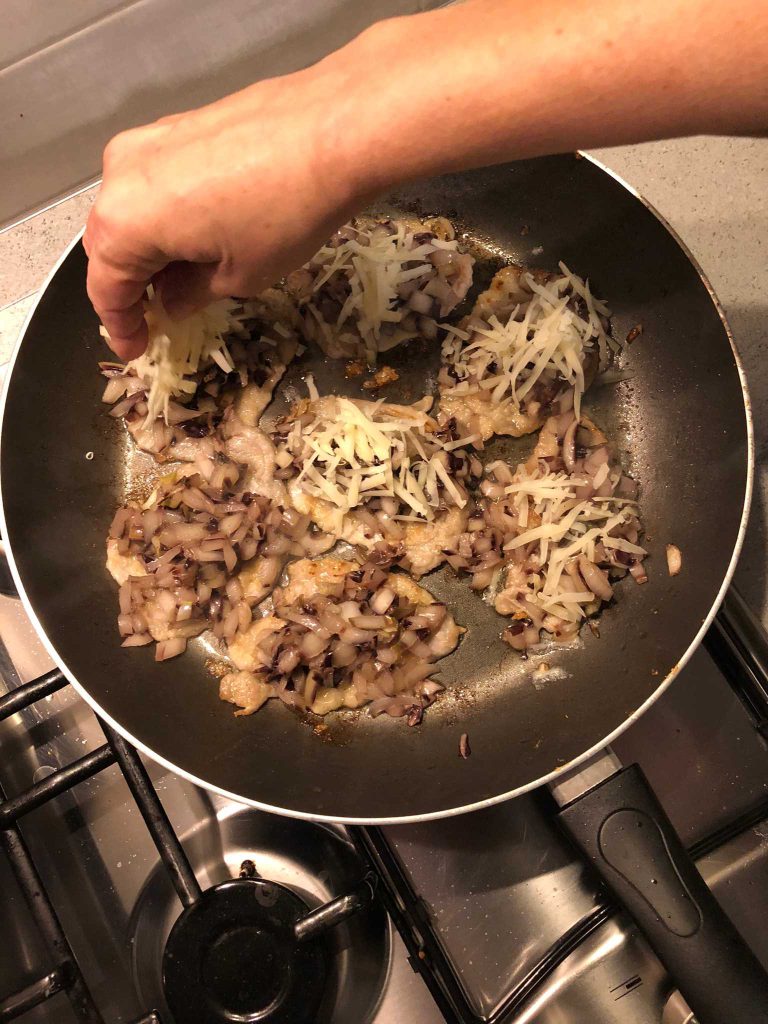 scaloppine ai funghi o al radicchio