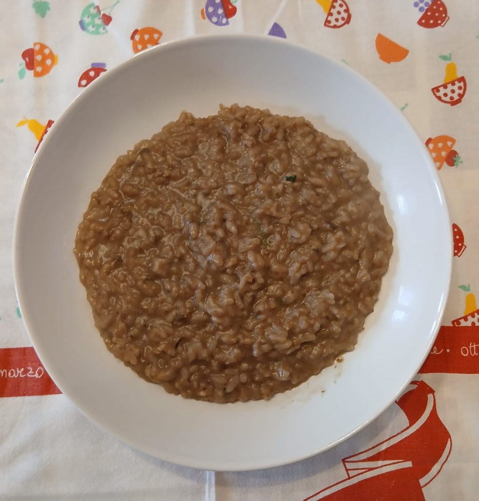 risotto con radicchio precoce di treviso