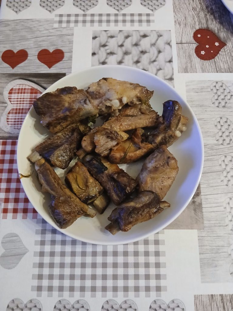 Costicine alla birra cotte in forno