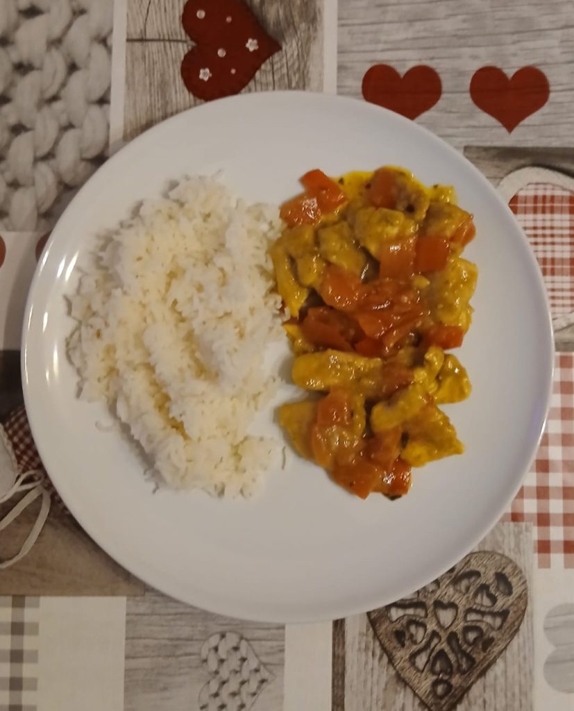 bocconcini di pollo con peperoni