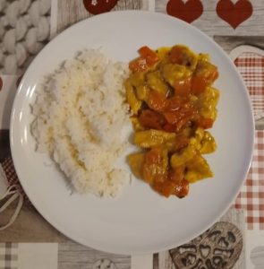 bocconcini di pollo con peperoni