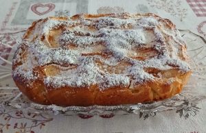 torta di mele allo yogurt morbida